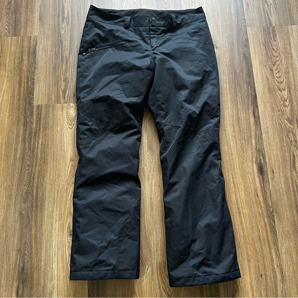 Obermeyer Malta Insulated Black Ski Snow Pants Gorpcore Women's Size 14 Thermore - Picture 1 of 13